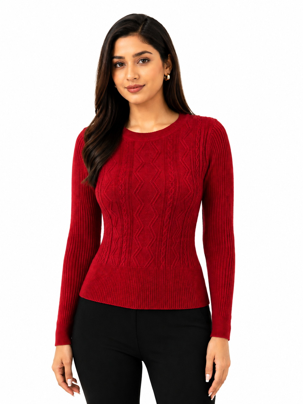 Knitwear Unique Soft -MAHROON