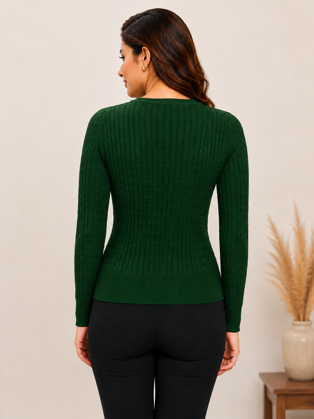WINTER CABEL- GREEN COLOUR